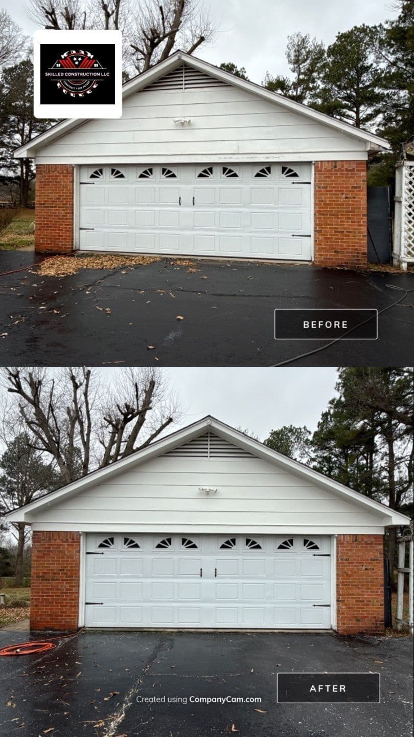 Gallery photos for Garage Siding and Fascia Revival in Brunswick: Image #1