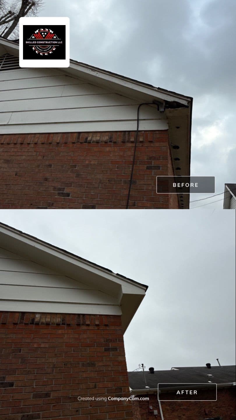 Gallery photos for Garage Siding and Fascia Revival in Brunswick: Image #2