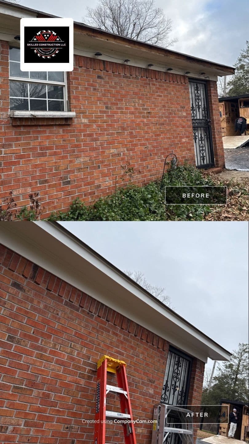 Gallery photos for Garage Siding and Fascia Revival in Brunswick: Image #4