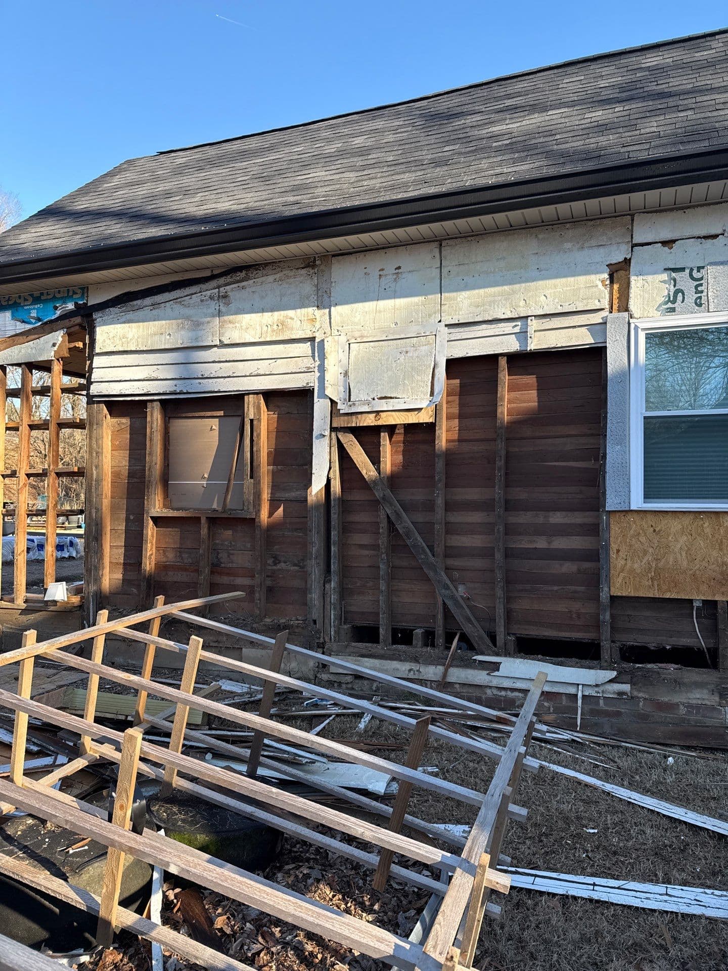 Siding Removal and Home Remodel in Brighton image