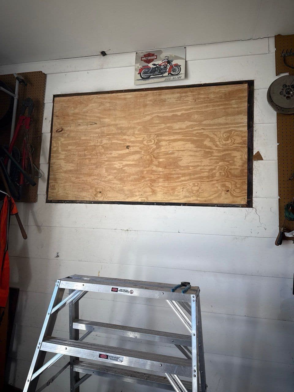 Garage Window to Wall Transformation by Skilled Construction LLC in Drummonds